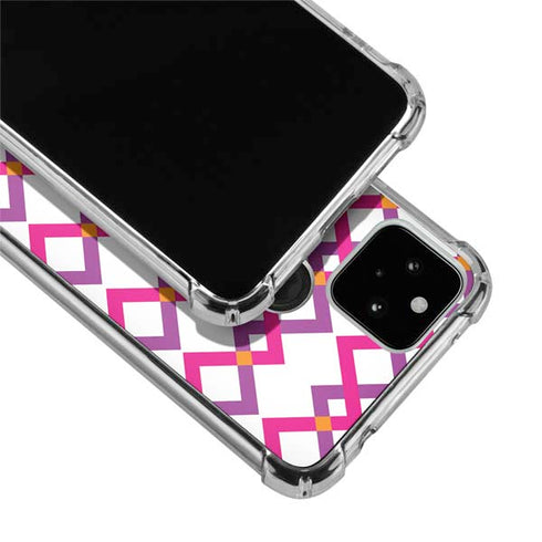 Chevron White Out Google Pixel 5 Clear Case